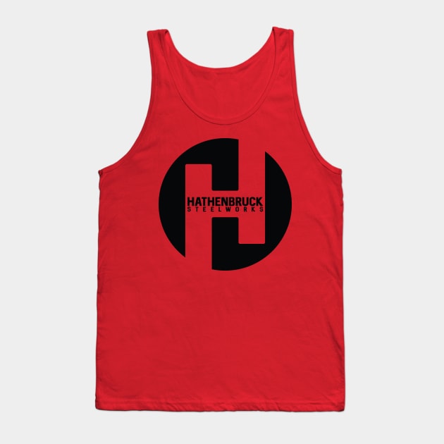 Hathenbruck Steelworks Logo Black Tank Top by Hathenbruck Steelworks